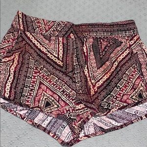Aztec Print Shorts